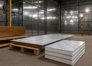 Panel Màu Vân Đá Làm Văn Phòng